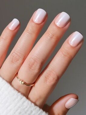 Glamnetic Super Short Round Press-On Nails - Soft Whip